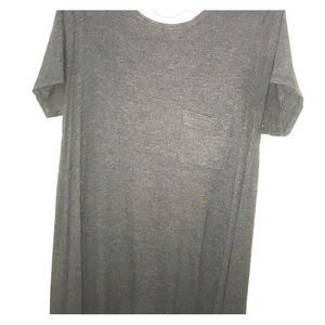 Large Ribbed Grey Lularoe Carly NWOT